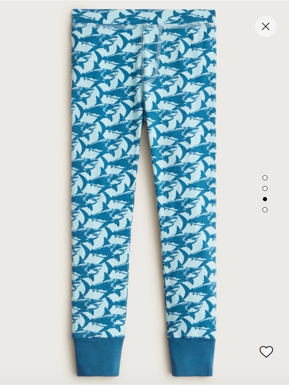Crewcuts Blue Shark-Print Kids Pajama Set - Picture 3 of 5